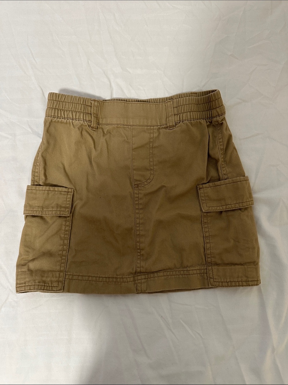 Old Navy Tan Cargo Mini Skirt